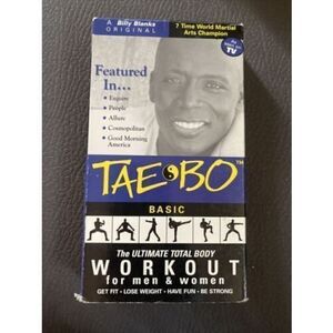 Tae Bo Workout Basic The Basic Total Body (VHS, 1998, Basic Video)